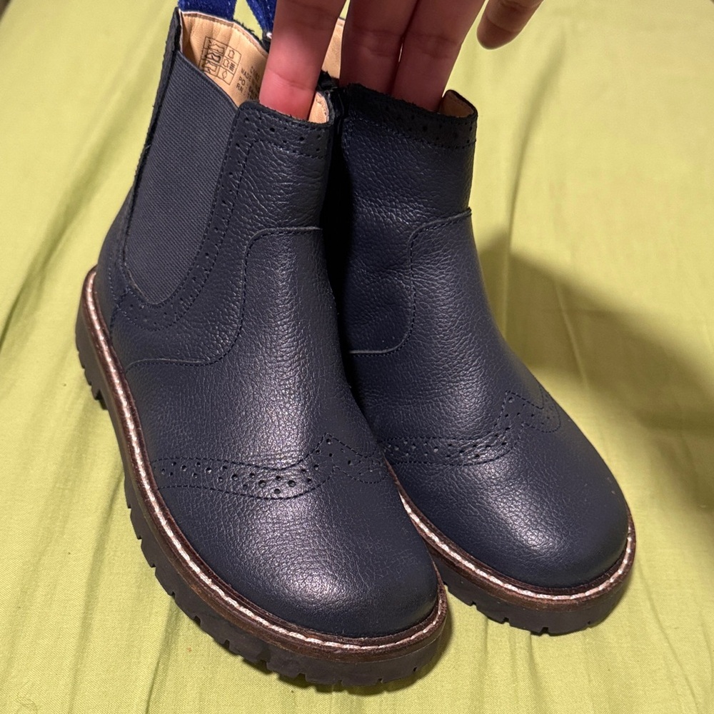 Mini Boden Navy Kids Boots